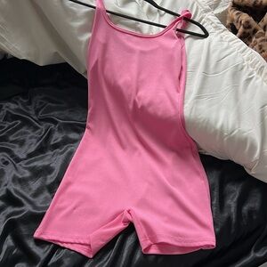 Pink jumpsuit